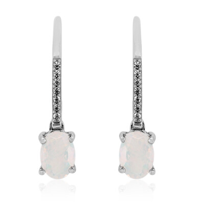 Orecchini in argento con Opale di Welo