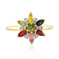 Anello in argento con Zaffiro Rosa