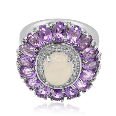 Anello in argento con Opale di Welo