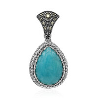 Ciondolo in argento con Amazzonite (Annette classic)
