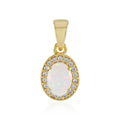 Ciondolo in argento con Opale di Welo