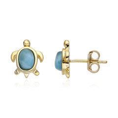 Orecchini in argento con Larimar