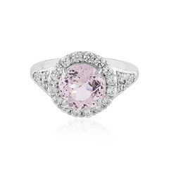 Anello in argento con Kunzite