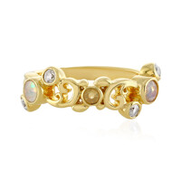 Anello in argento con Opale di Welo