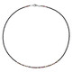 Collana in argento con Spinello Nero