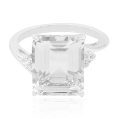 Anello in argento con Quarzo Bianco