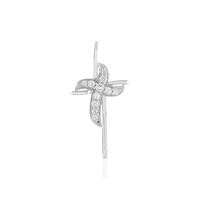Ciondolo in argento con Topazio Bianco