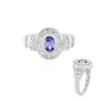 Anello in argento con Tanzanite