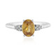 Anello in argento con Zircone Mandarino