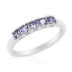 Anello in argento con Tanzanite