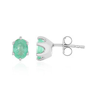 Orecchini in argento con Smeraldo Russo