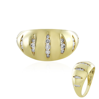 Anello in oro con Diamante SI2 (H) (de Melo)