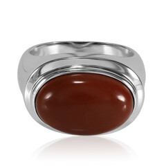 Anello in argento con Diaspro Rosso