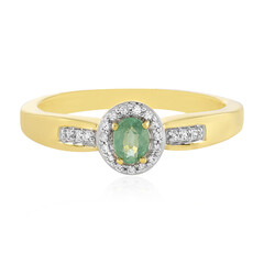 Anello in argento con Cianite Menta