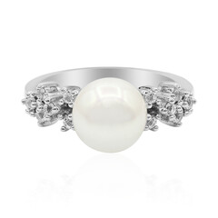 Anello in argento con Perla di Acqua Dolce