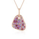 Collana in argento con Rodolite (KM by Juwelo)