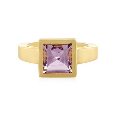 Anello in argento con Ametista Rose de France (MONOSONO COLLECTION)