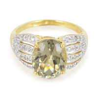 Anello placcato in oro con Zultanite