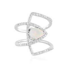 Anello in argento con Opale di Welo