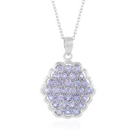 Collana in argento con Tanzanite