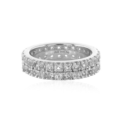 Anello in argento con Topazio Bianco