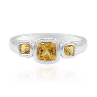 Anello in argento con Citrino