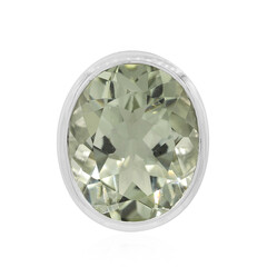 Ciondolo in argento con Ametista Verde