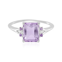 Anello in argento con Ametista Rose de France