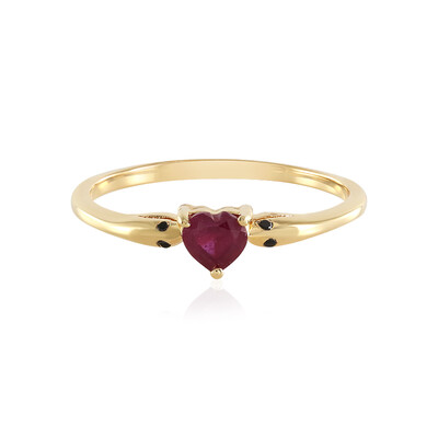 Anello in argento con Rubino del Madagascar
