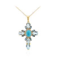 Collana in argento con Turchese