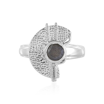 Anello in argento con Labradorite (MONOSONO COLLECTION)