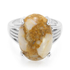 Anello in argento con Quarzo Dinosauro