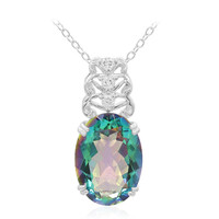 Collana in argento con Quarzo Mistico