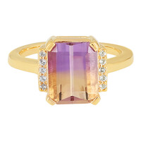Anello in argento con Ametrina