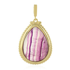 Ciondolo in argento con Fluorite