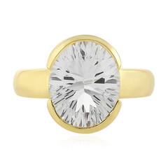 Anello in argento con Quarzo Bianco