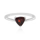 Anello in argento con Granato Mozambico