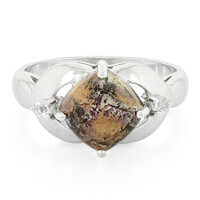 Anello in argento con Diaspro Dentritico Sonora