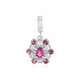 Ciondolo in argento con Rubellite