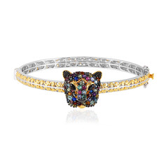 Bracciale in argento con Spinello Nero (Gems en Vogue)