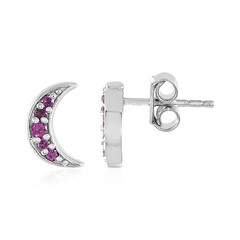 Orecchini in argento con Rodolite