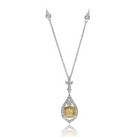 Collana in oro con Diamante Giallo SI2 (CIRARI)