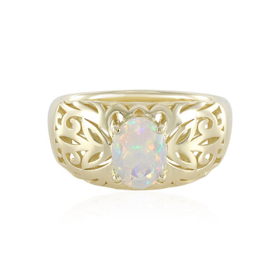 Anello in oro con Opale di Welo AAA (Ornaments by de Melo)