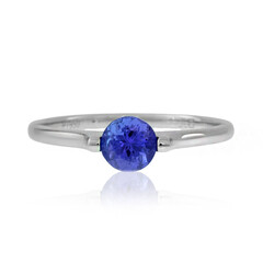 Anello in platino con Tanzanite AAA