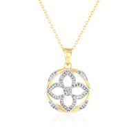 Collana in argento con Diamante Cioccolato I3