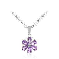 Collana in argento con Ametista