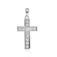 Ciondolo in argento con Topazio Bianco