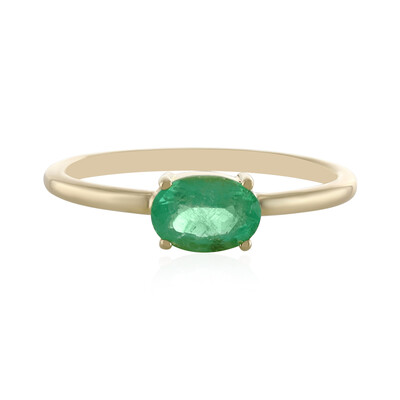 Anello in oro con Smeraldo Etiope