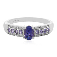 Anello in argento con Tanzanite