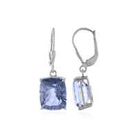 Orecchini in argento con Quarzo Mistico Blu